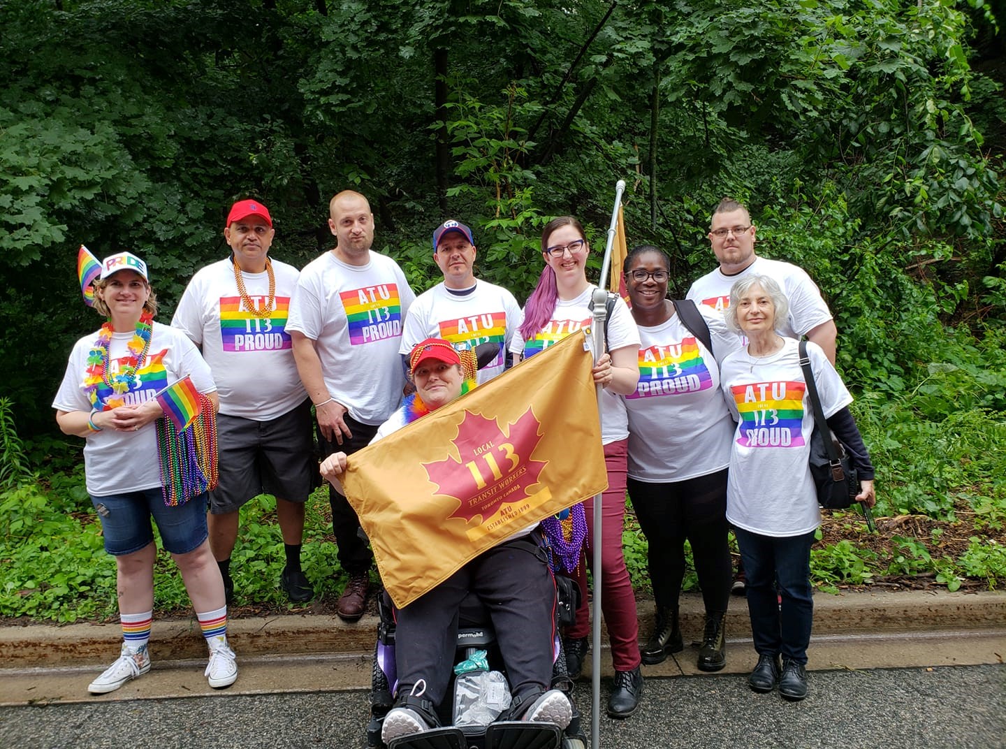 ATU Local 113 marches in rainbows to celebrate achievements continue fight for equality image 4