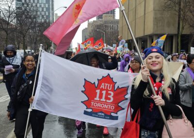 ATU Local 113 Celebrates International Women's Day at March